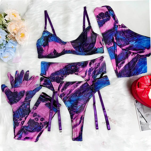 Celeste | Body Z Transparentnej Siateczki