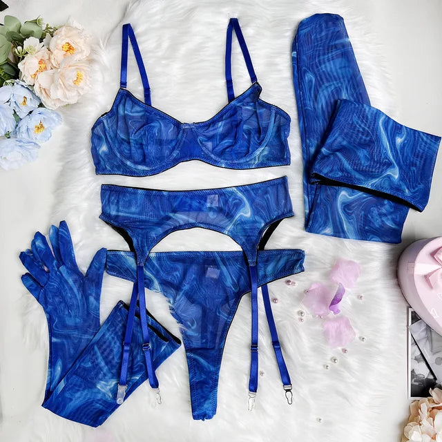 Celeste | Body Z Transparentnej Siateczki