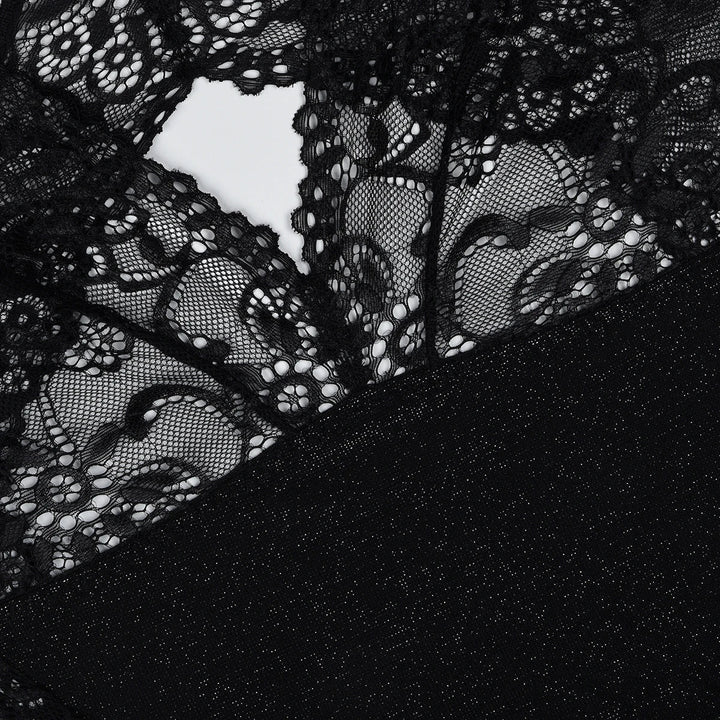 Angelika | Bodystocking Z Długim Rękawem