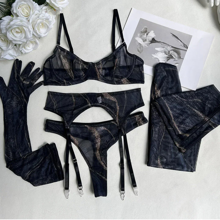 Celeste | Body Z Transparentnej Siateczki