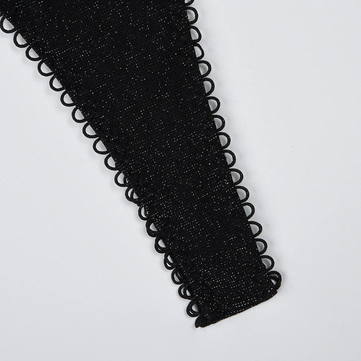 Angelika | Bodystocking Z Długim Rękawem