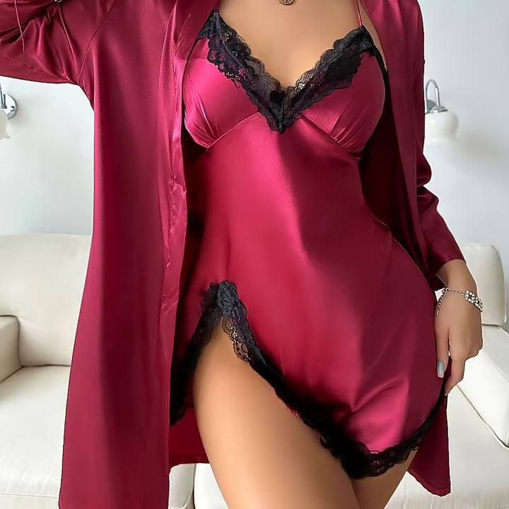 Elwira  | Zestaw Nocny Satin